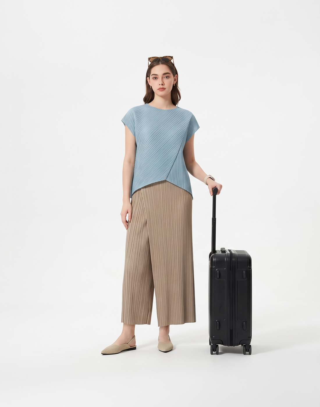 Wrinkle-Free, Cooling & Breathable Tummy Covering Solara Pants