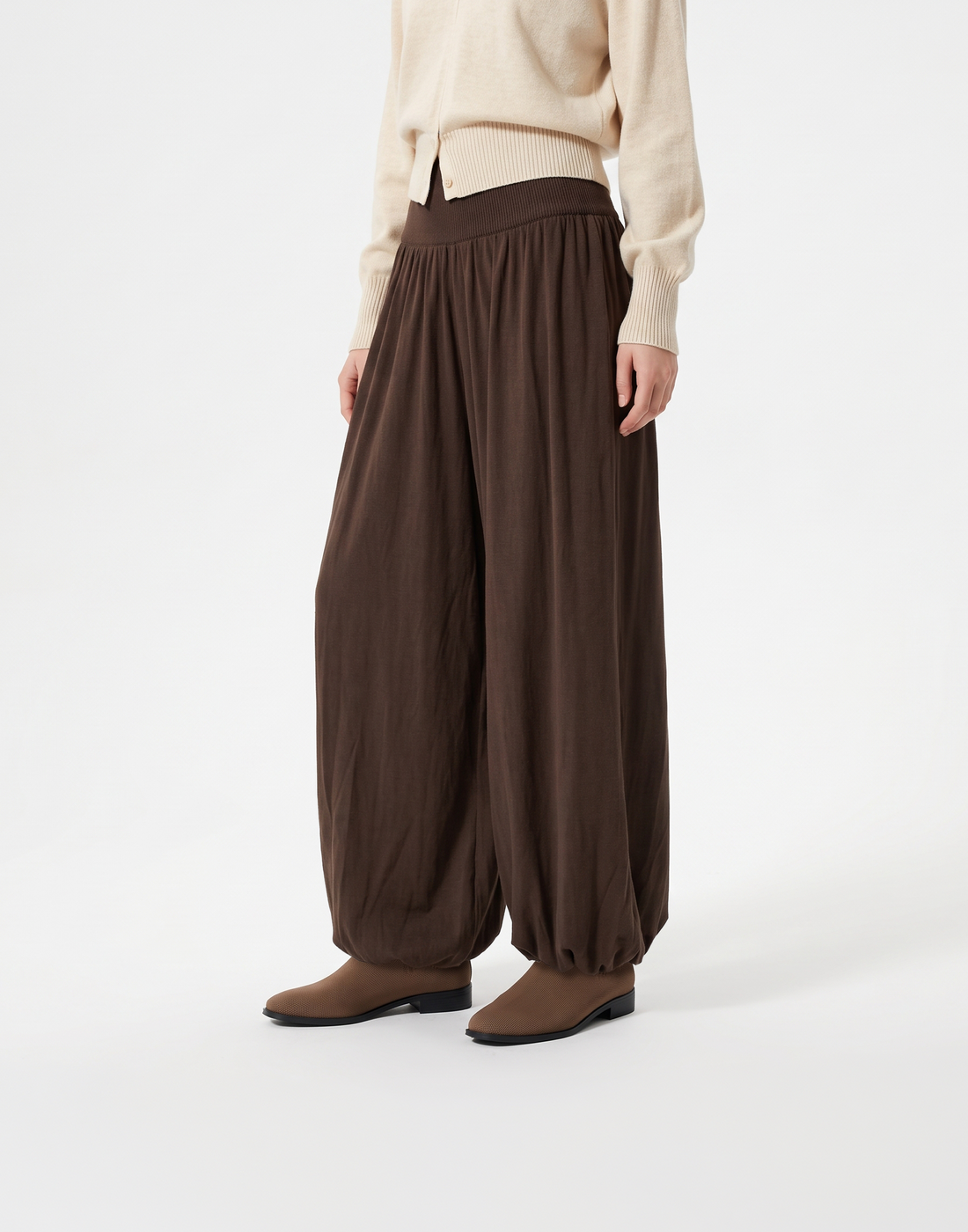Warm, Buttery Soft & Stretchy With Tummy Covering Puff Pants - Cold Climates