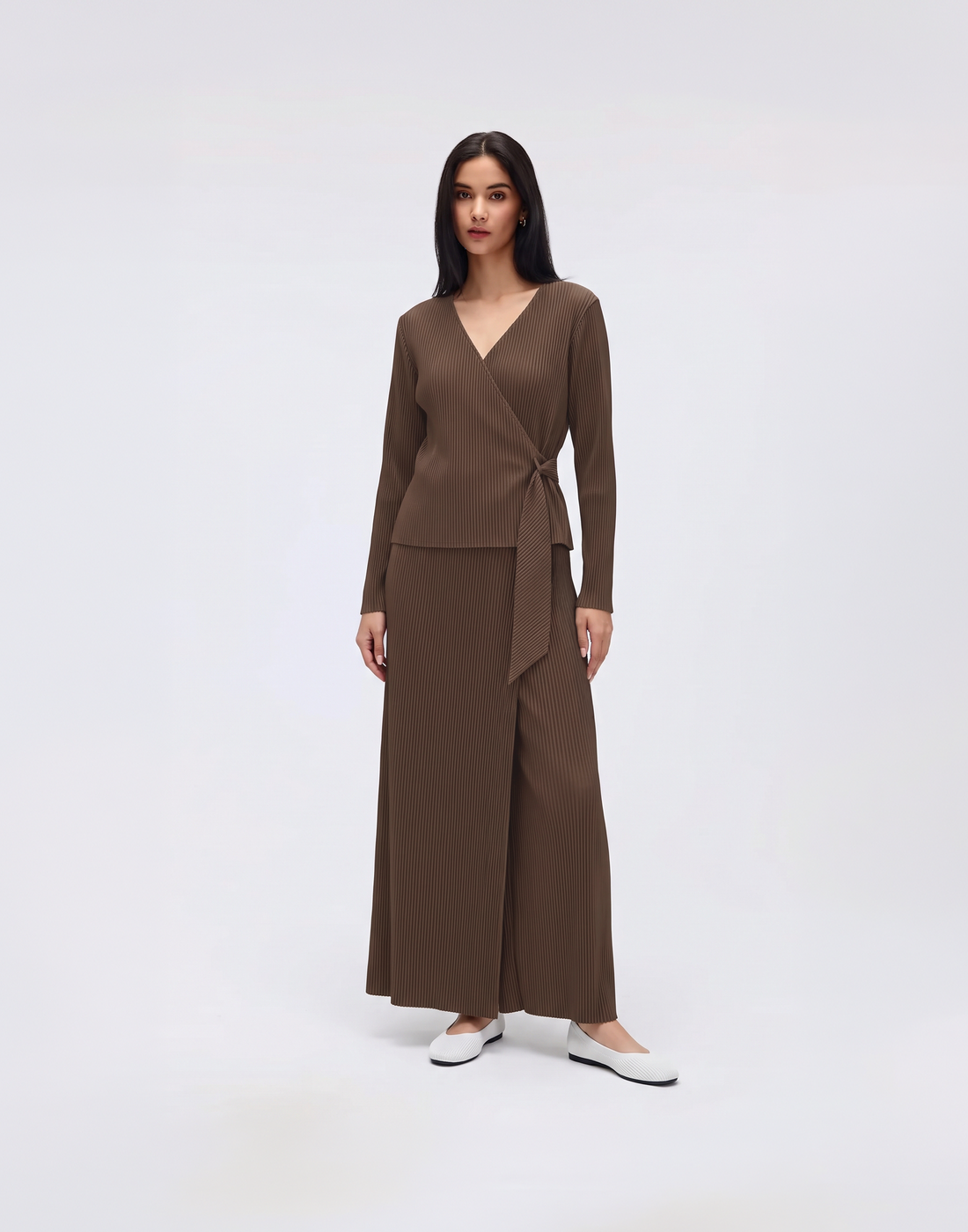 Wrinkle-Free, Breathable & Stretchy Free Size Pleated Hygge Pants