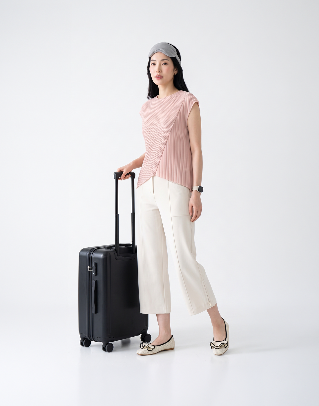 Wrinkle-Free, Butery Soft & Stretchy With Stretchy Waistband Arc Pants & Adjustable Hems
