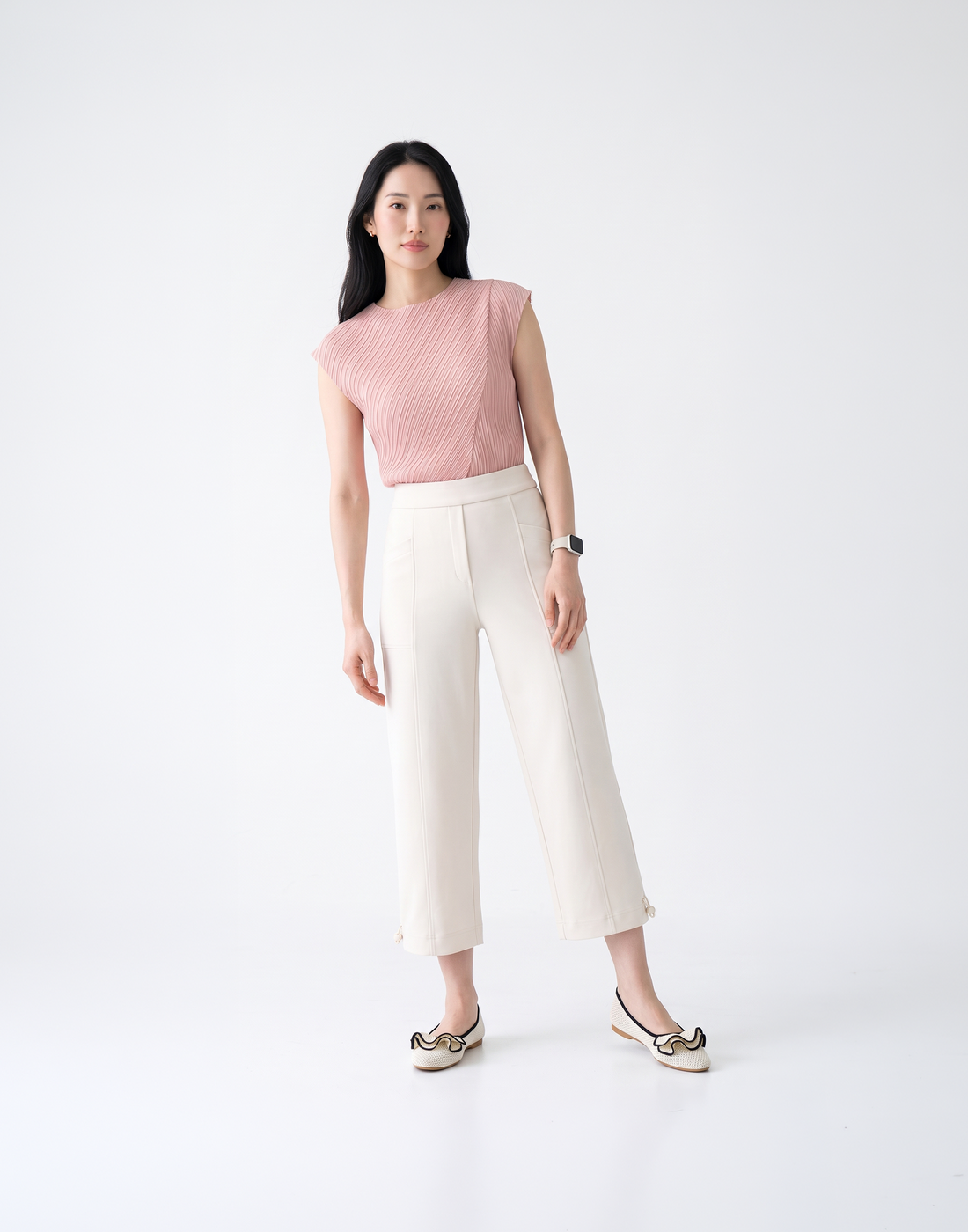 Wrinkle-Free, Butery Soft & Stretchy With Stretchy Waistband Arc Pants & Adjustable Hems