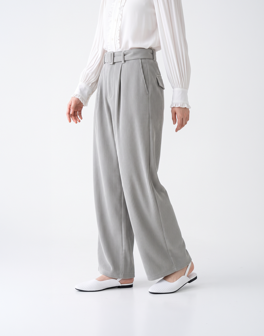 Wrinkle-Free, Cooling & Breathable Free Size Pleated Nola Pants