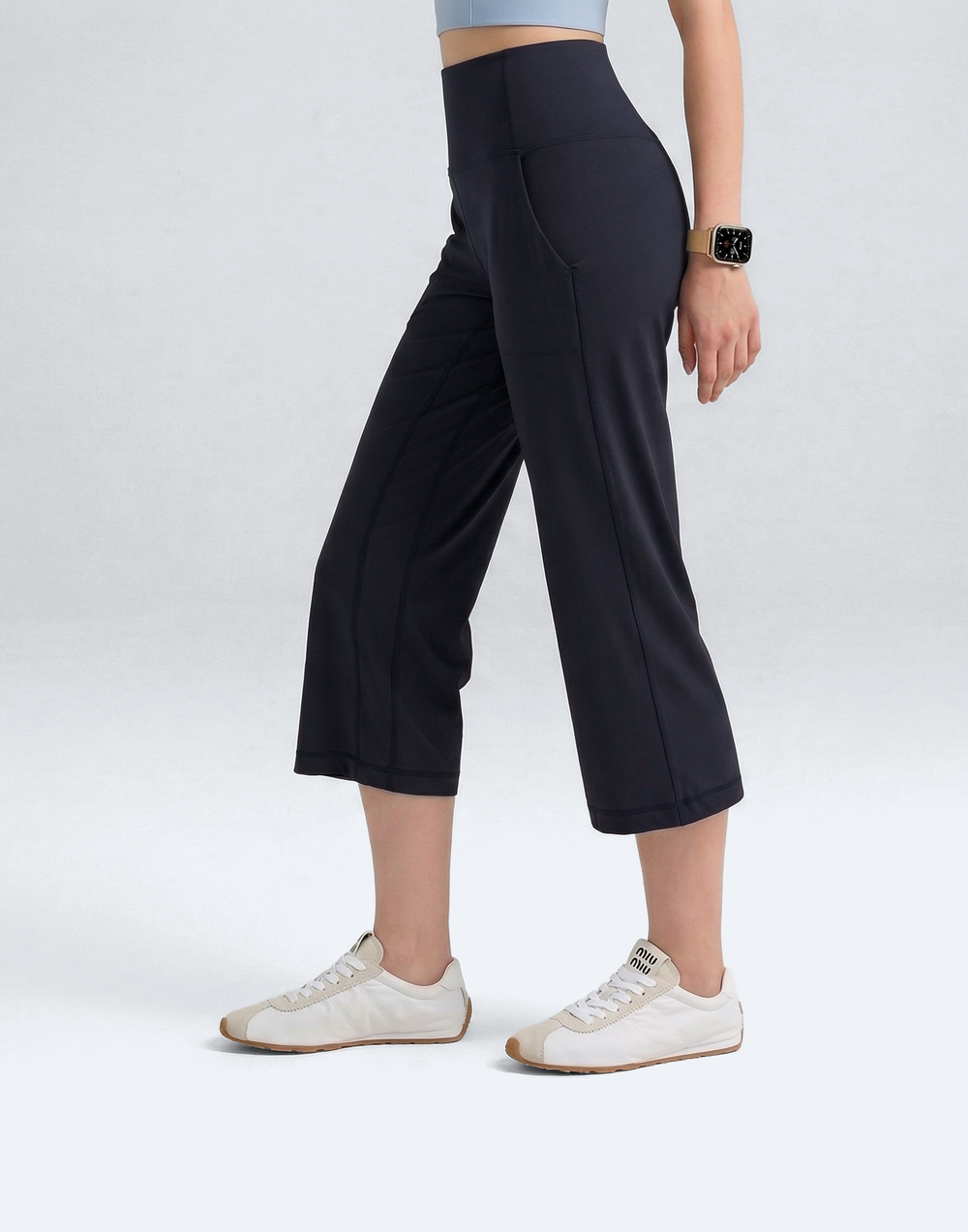 Wrinkle-Free, Cooling & Breathable High-Waisted Unwind Pants With Pockets - For Petites