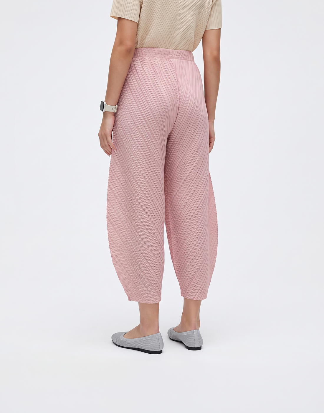 Wrinkle-Free, Cooling & Breathable Billow Pants With Elastic Waistband