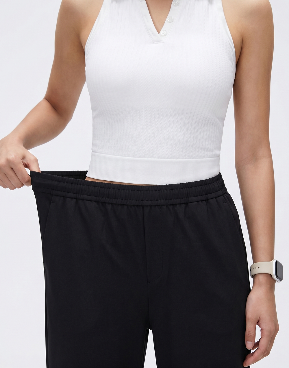 Wrinkle-Free, Cooling & Stretchy With Tummy Control Waistband Command Pants (3 Lengths)