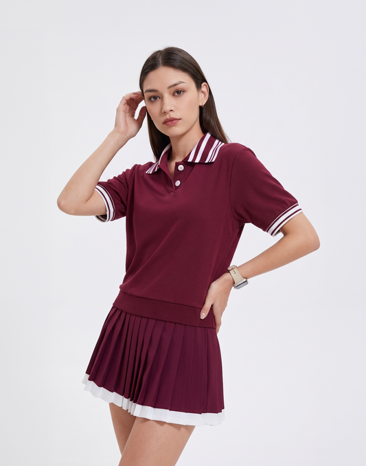 Buy 1, Get 1 Free - Cooling, Breathable & Stretchy Game Set Polo Top