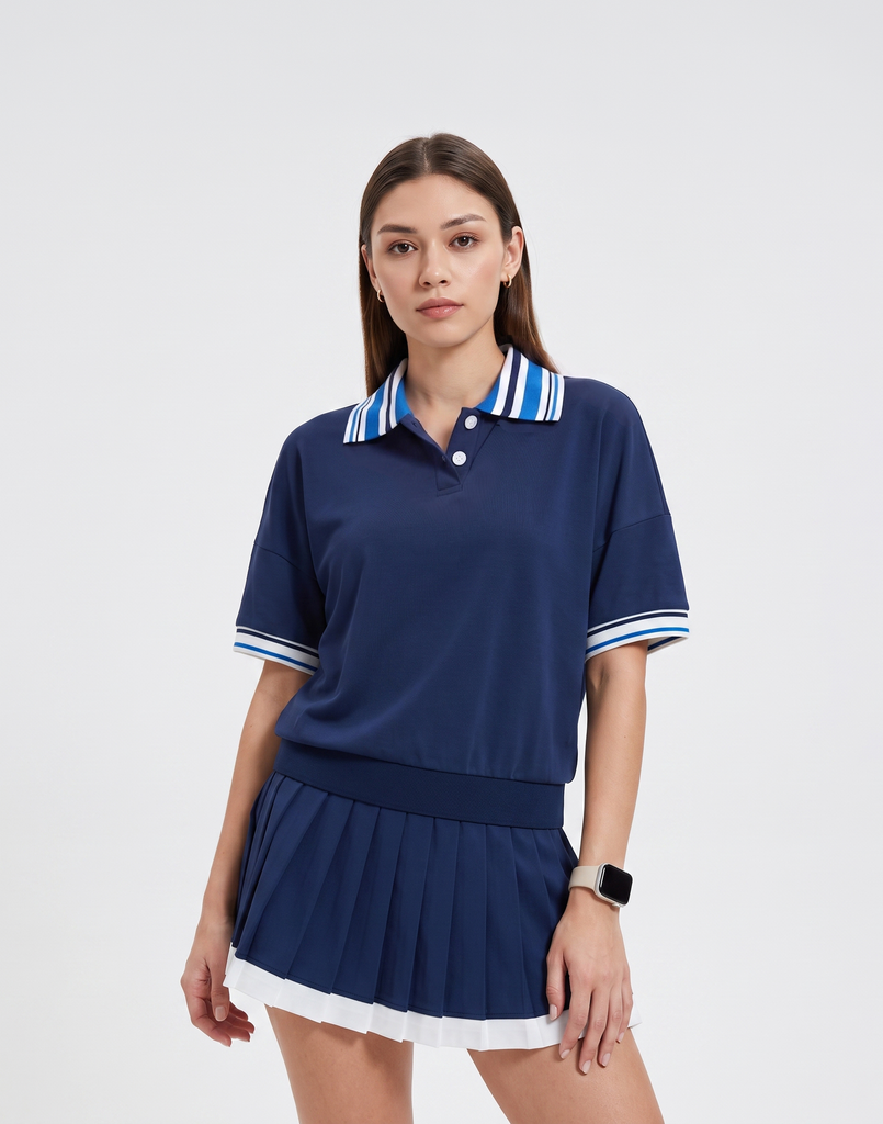 Buy 1, Get 1 Free - Cooling, Breathable & Stretchy Game Set Polo Top