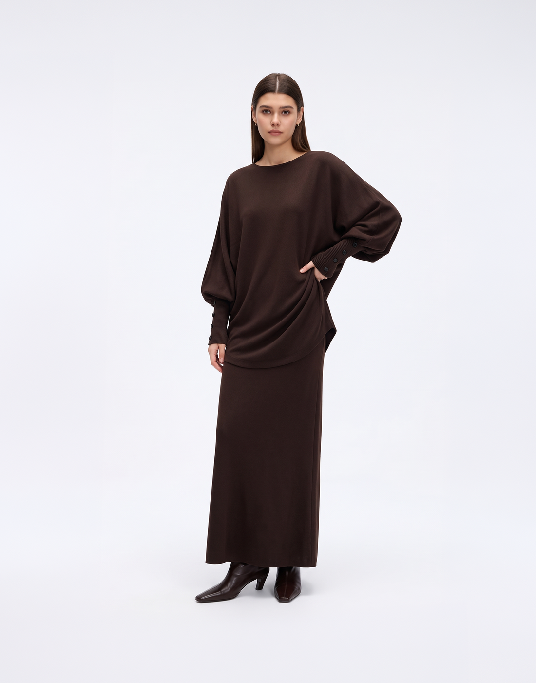 Buttery Soft, Warm & Stretchy Summit Dress Set