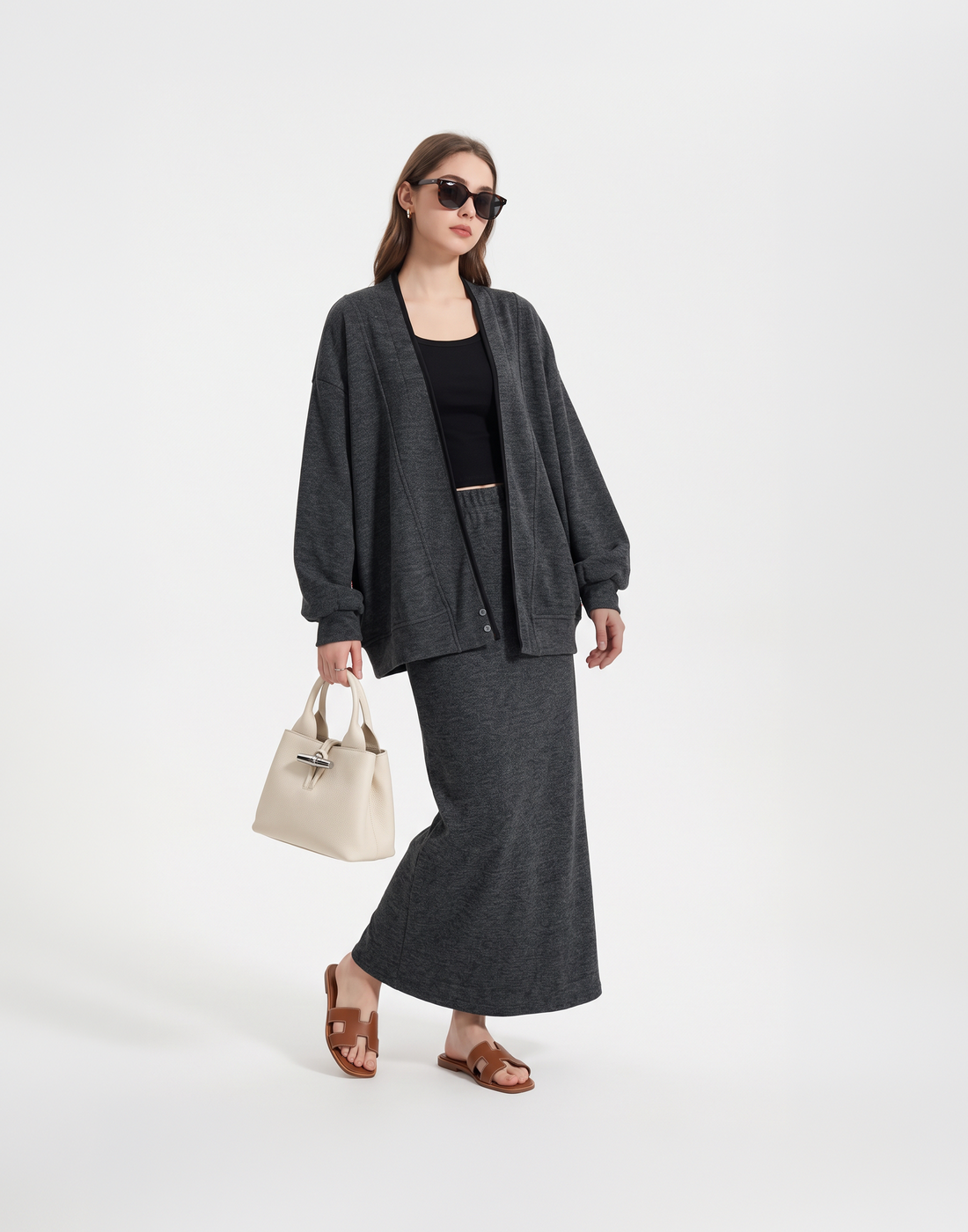 Buy The Jacket, Get The Skirt Free - Buttery Soft, Warm & Stretchy Savoir Travel Set