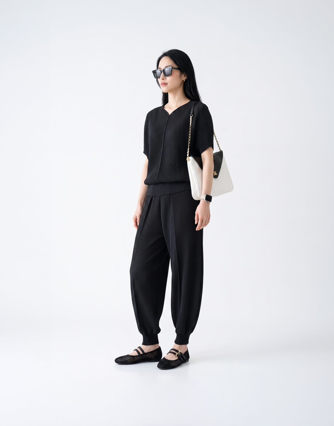 Wrinkle-Free, Cooling & Breathable Free Size Takeoff Pleated Top