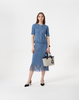 Wrinkle-Free, Cooling & Breathable Free Size Cascade Pleated Set