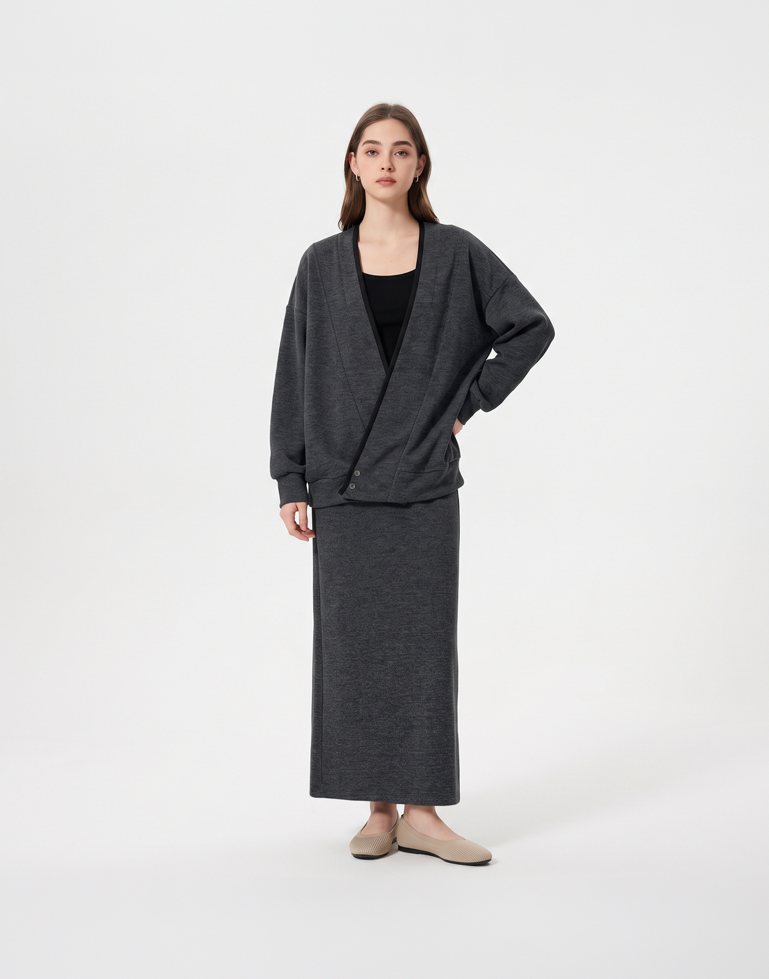 Buy The Jacket, Get The Skirt Free - Buttery Soft, Warm & Stretchy Savoir Travel Set
