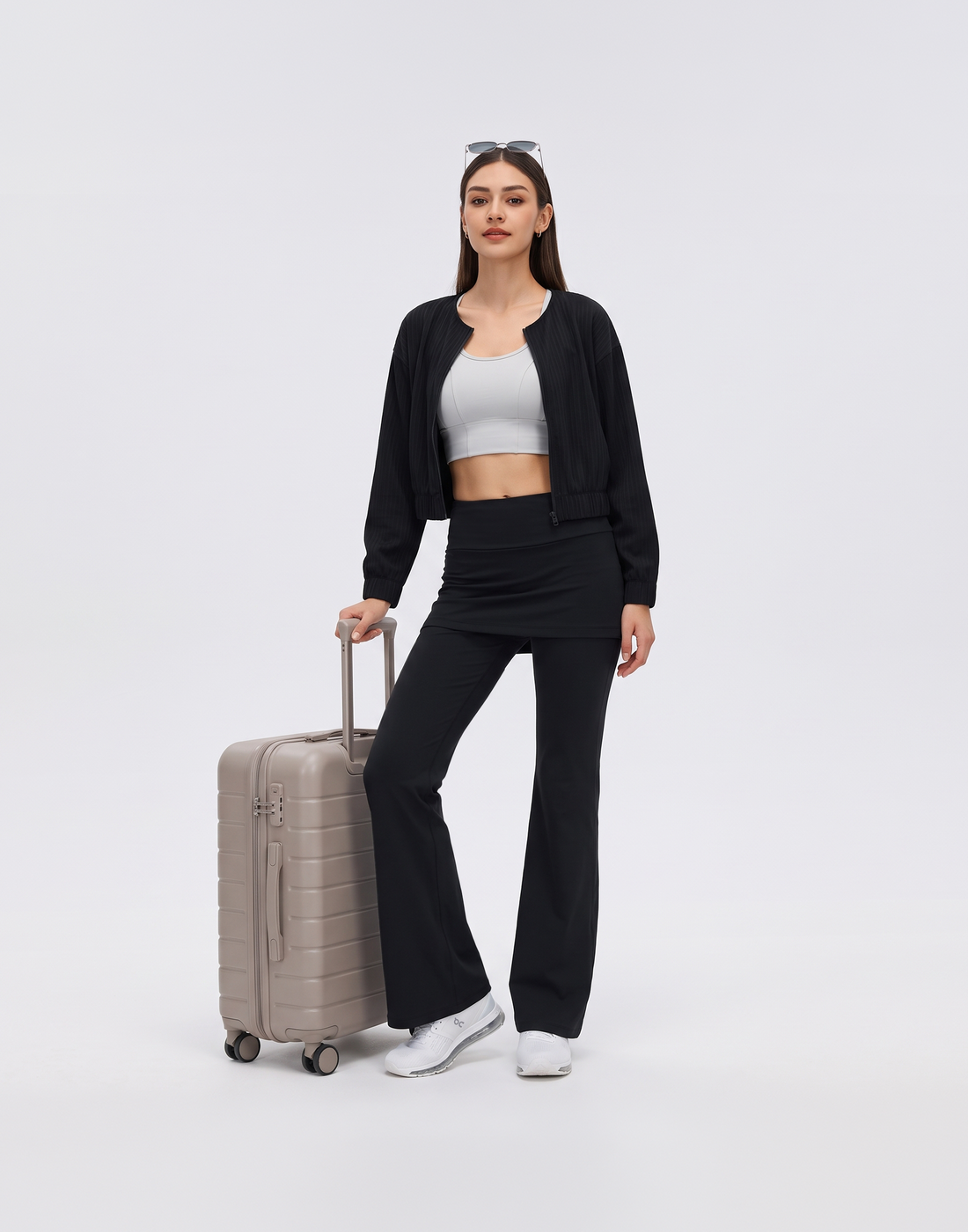 Buy The Pants & Get The Bra Free - Buttery Soft, Cooling & Sweat-Wicking Motion Pants & High Impact Sports Bra