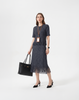 Wrinkle-Free, Cooling & Breathable Free Size Cascade Pleated Set