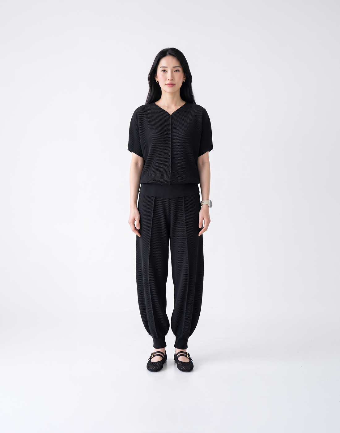 Wrinkle-Free, Cooling & Breathable Free Size Takeoff Pleated Top