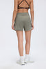 Buy 1, Get 1 Free - Wrinkle-Free & Buttery Soft Rise Bermudas With Stretchy Waistband & Pockets