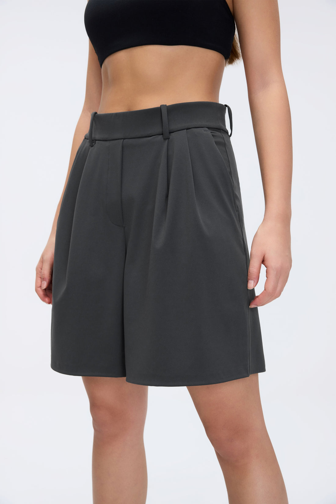 Buy 1, Get 1 Free - Cooling & Buttery Soft Stretchy Daylight Bermudas With Stretchy Waistband