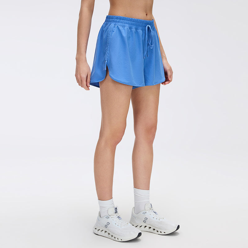 Buy 1, Get 1 Free - 2-in-1 Agile Running Shorts With Adjustable Waistband & Sides