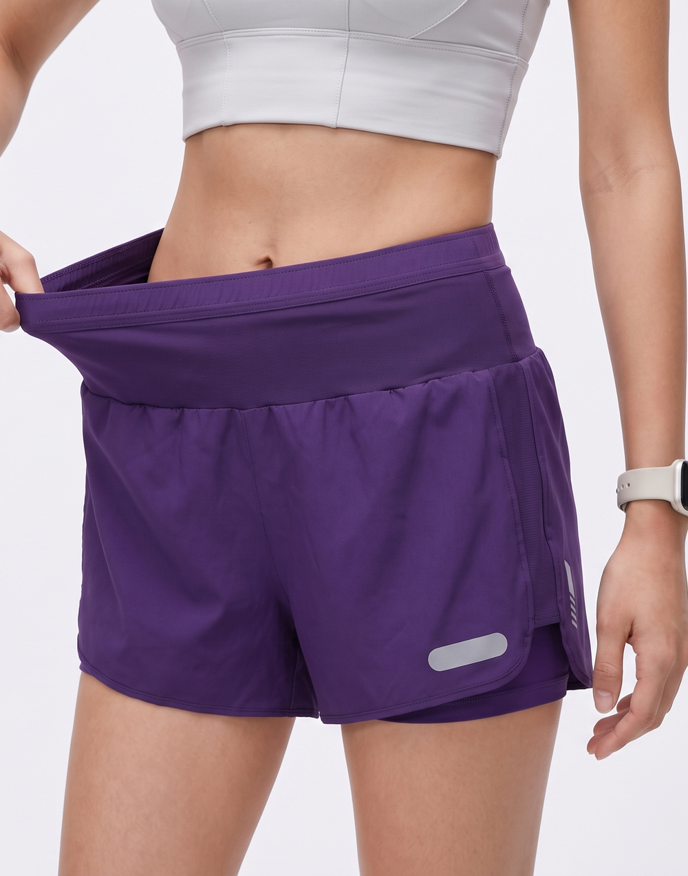 Buy 1, Get 1 Free - Cooling, Sweat-Wicking Velocity Shorts With Mesh Storage Waistband With Inner Tights