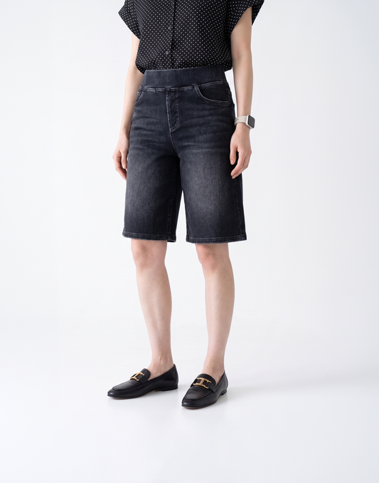 Cooling, Breathable & Buttery Soft With Tummy Control Advantage Denim Bermudas
