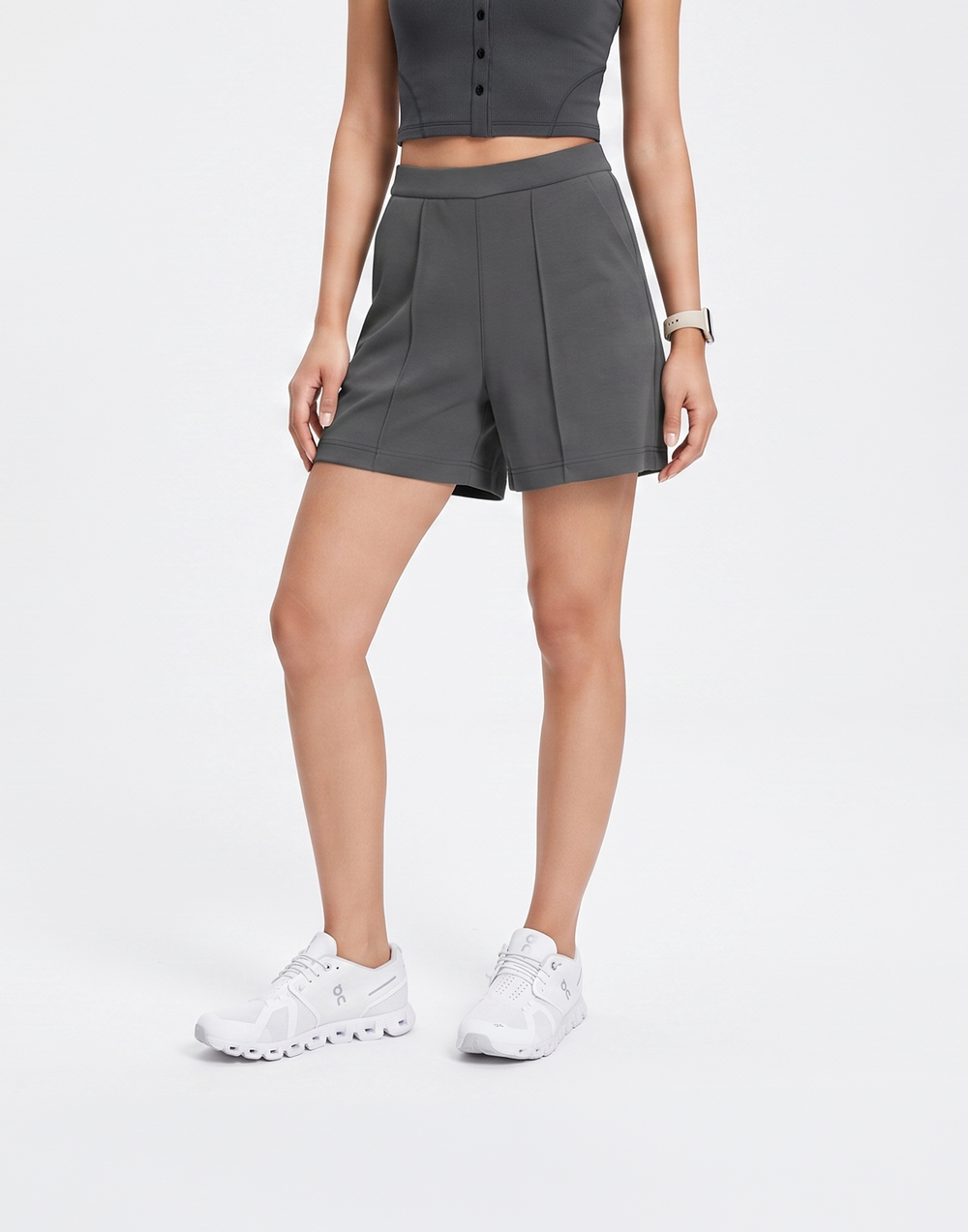 Buy 1, Get 1 Free - Cooling, Buttery Soft & Stretchy Waistband Nova Bermudas With Pockets
