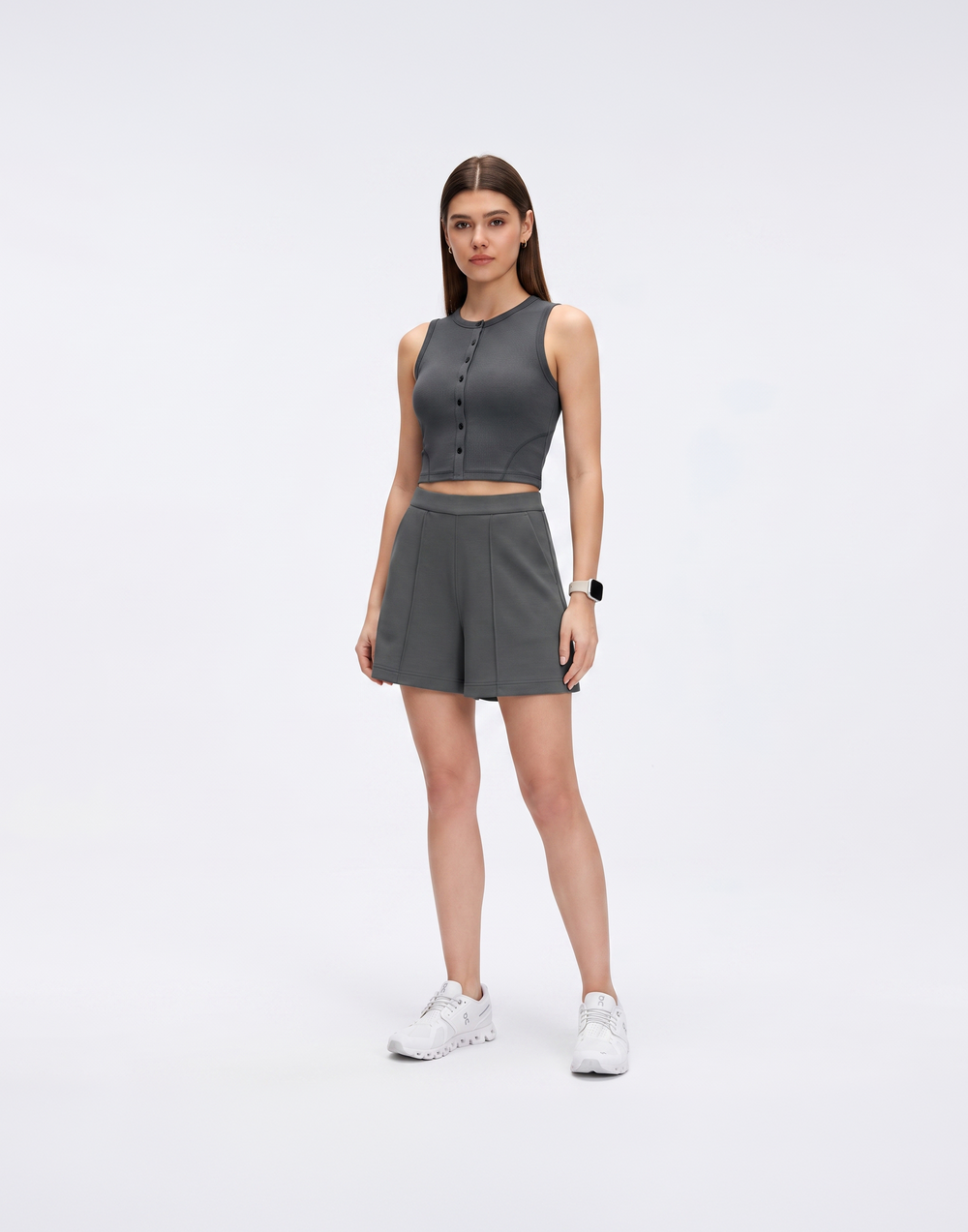 Buy 1, Get 1 Free - Cooling, Buttery Soft & Stretchy Waistband Nova Bermudas With Pockets