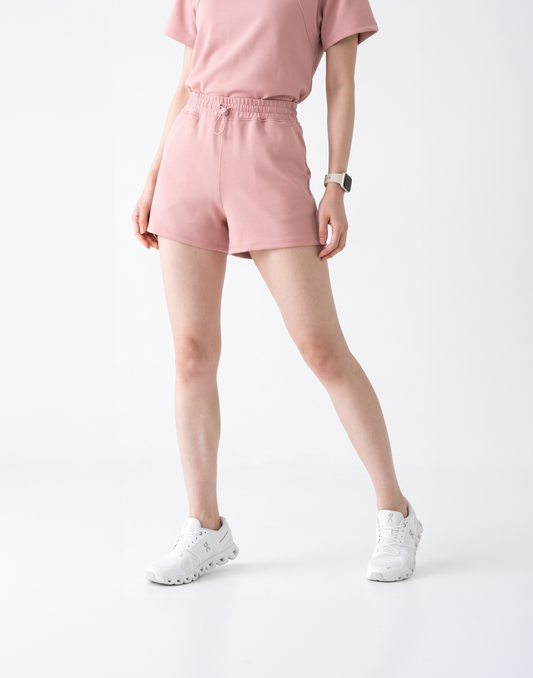 Buy 1, Get 1 Free - Cooling, Breathable & Stretchy Momentum Shorts With Elastic Waistband With Pockets
