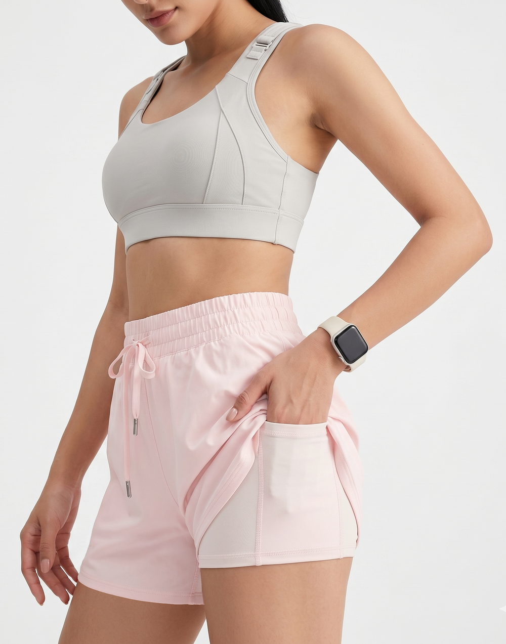Buy 1, Get 1 Free - Cooling, Silky & Sweat-Wicking Drift Shorts With Inner Shorts