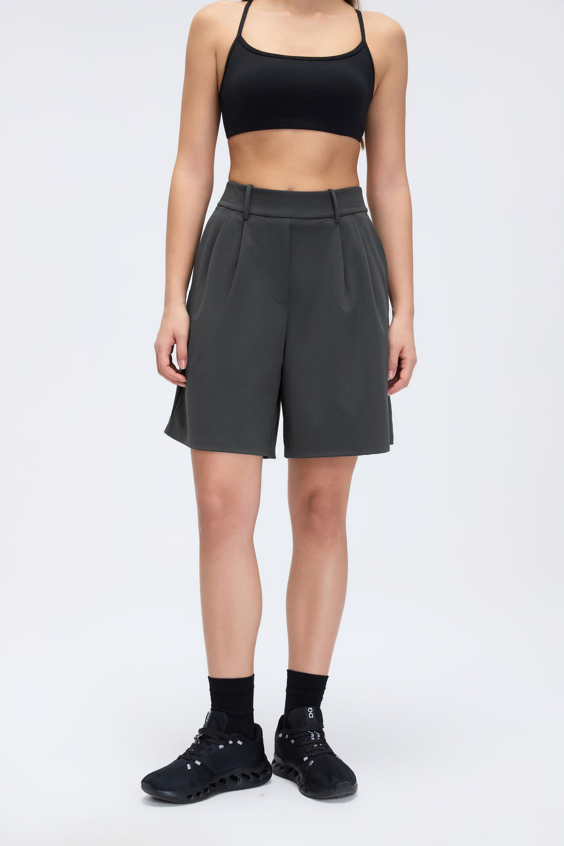 Buy 1, Get 1 Free - Cooling & Buttery Soft Stretchy Daylight Bermudas With Stretchy Waistband
