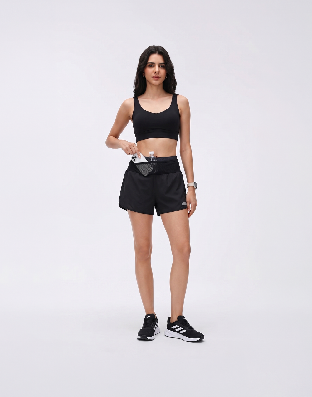 Buy 1, Get 1 Free - Cooling, Sweat-Wicking Velocity Shorts With Mesh Storage Waistband With Inner Tights