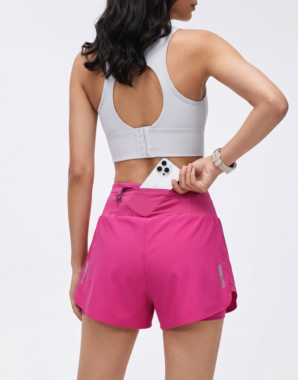 Buy 1, Get 1 Free - Cooling, Sweat-Wicking Velocity Shorts With Mesh Storage Waistband With Inner Tights