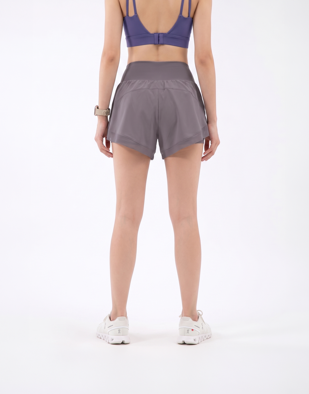 Buy 1, Get 1 Free - Buttery Soft High-Waisted Pace Shorts With Inner Tights & Pocket For Mobile