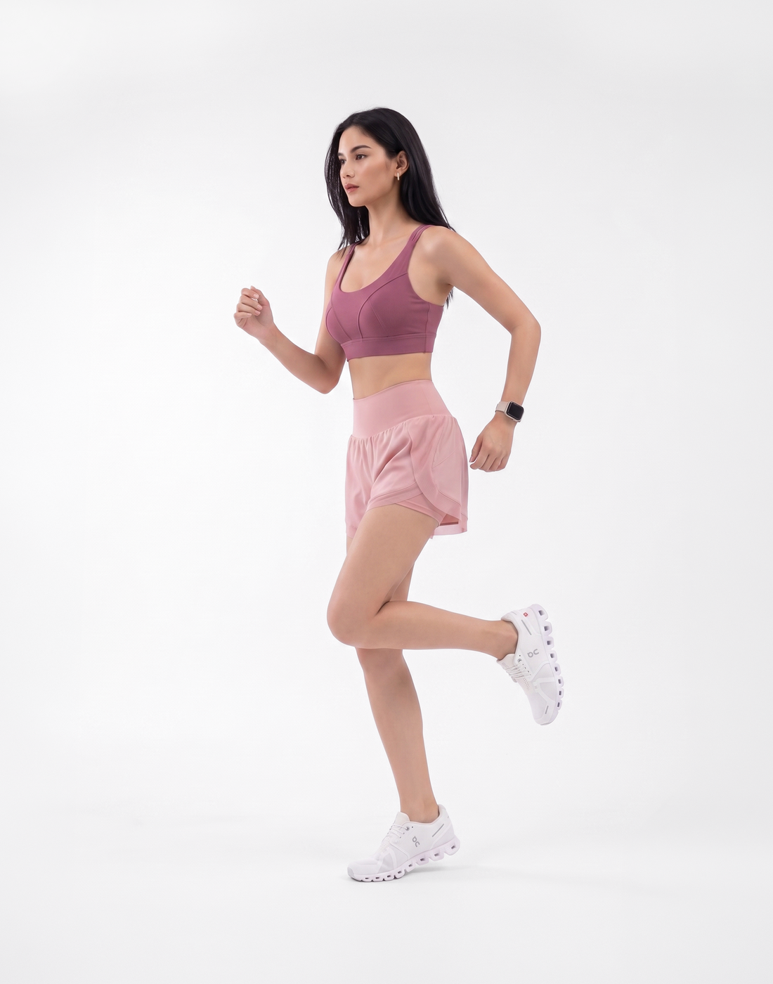 Buy 1, Get 1 Free - Buttery Soft High-Waisted Pace Shorts With Inner Tights & Pocket For Mobile