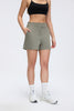 Buy 1, Get 1 Free - Wrinkle-Free & Buttery Soft Rise Bermudas With Stretchy Waistband & Pockets