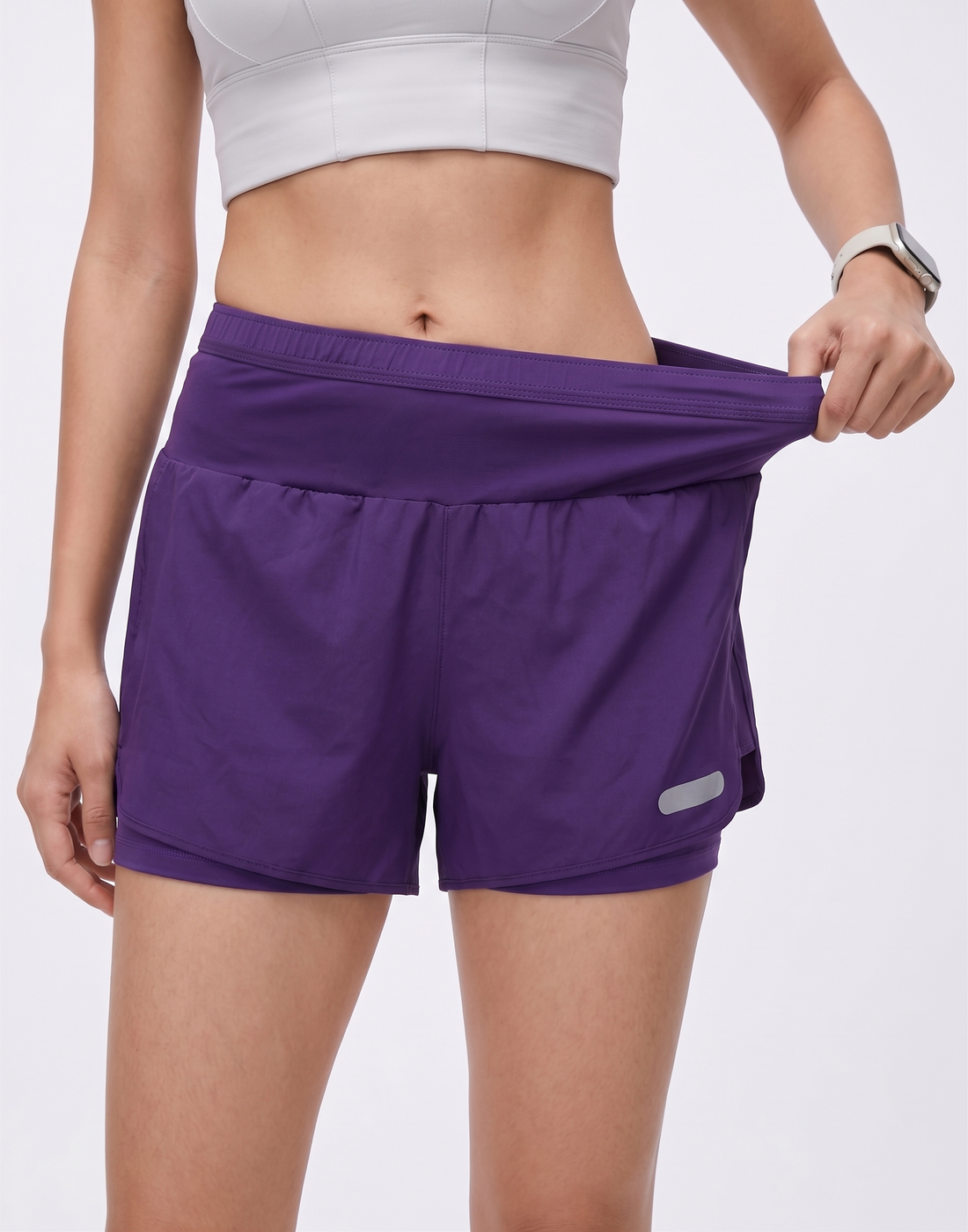 Buy 1, Get 1 Free - Cooling, Sweat-Wicking Velocity Shorts With Mesh Storage Waistband With Inner Tights