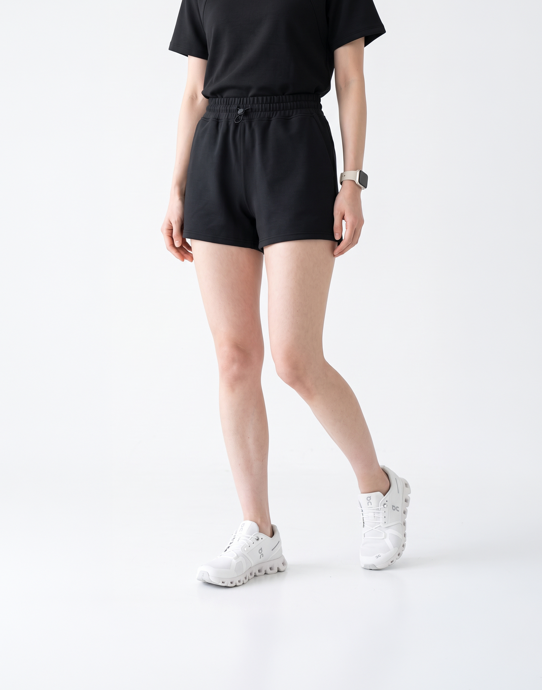 Buy 1, Get 1 Free - Cooling, Breathable & Stretchy Momentum Shorts With Elastic Waistband With Pockets