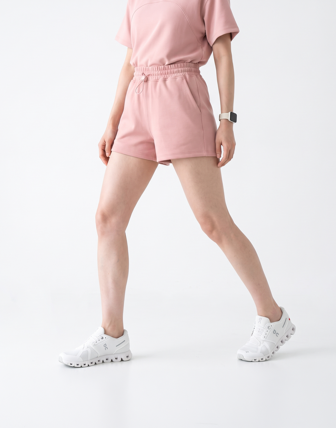 Buy 1, Get 1 Free - Cooling, Breathable & Stretchy Momentum Shorts With Elastic Waistband With Pockets
