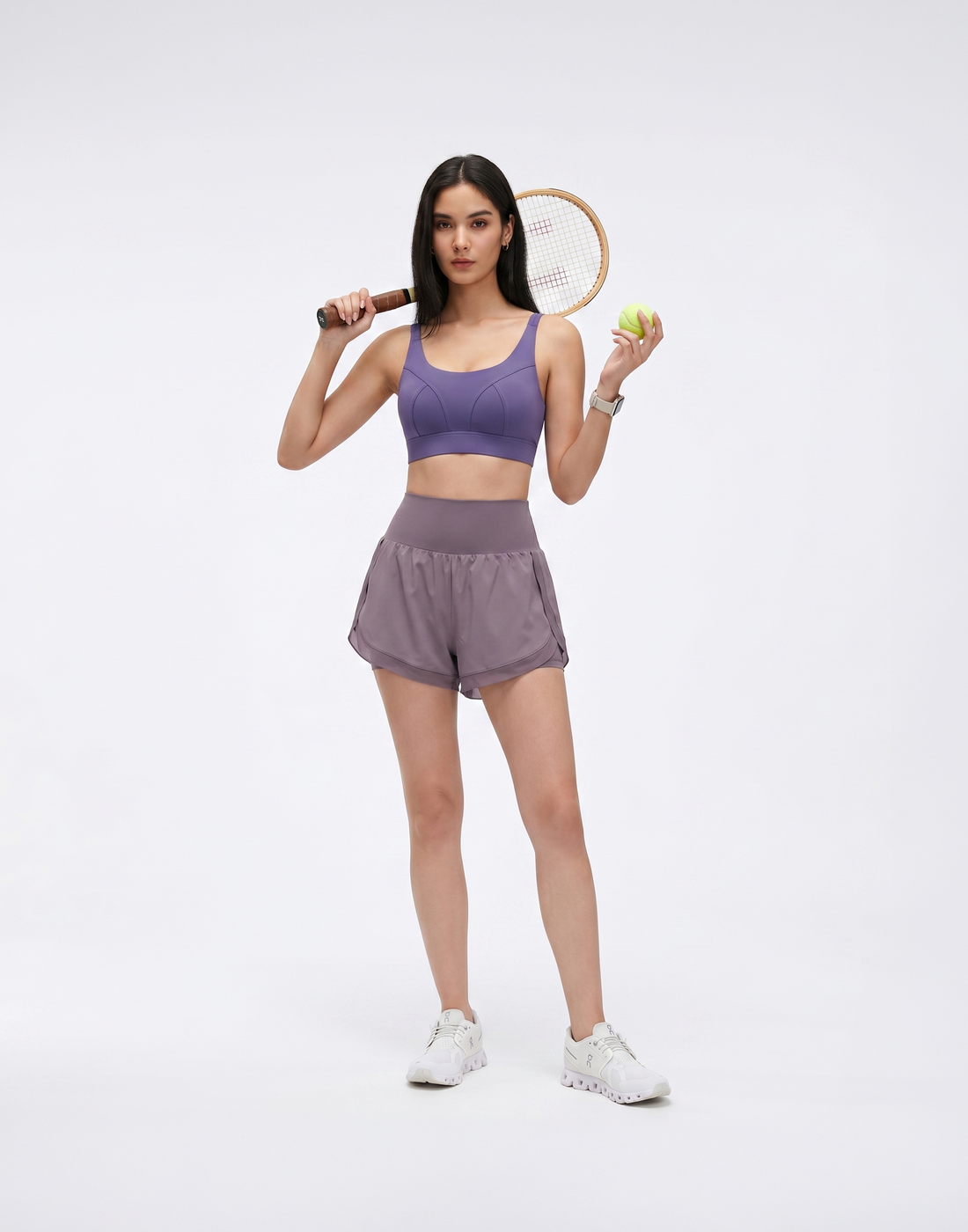 Buy 1, Get 1 Free - Buttery Soft High-Waisted Pace Shorts With Inner Tights & Pocket For Mobile
