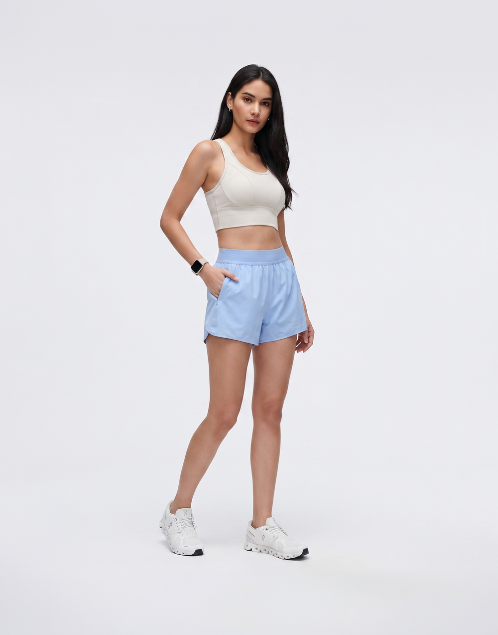 Buy 1, Get 1 Free - Cooling, Breathable With Tummy Tucking Waistband Power Shorts With Inner Lining