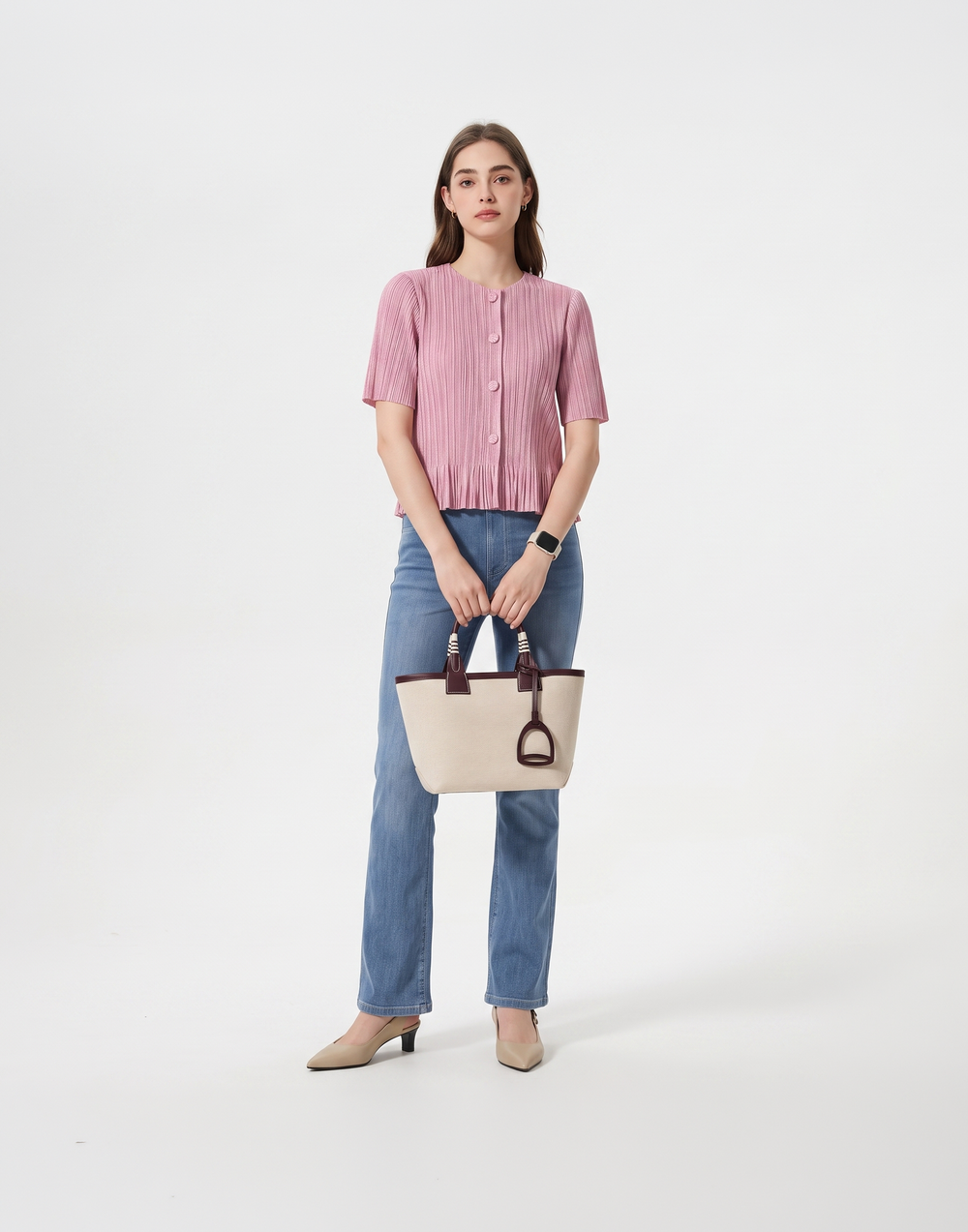 Wrinkle-Free, Cooling & Breathable Free Size Cascade Pleated Blouse