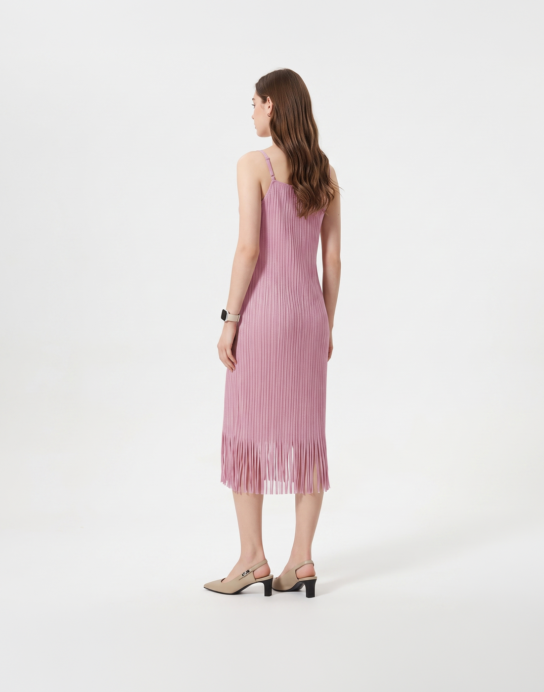 Wrinkle-Free, Cooling & Breathable Free Size Cascade Pleated Set