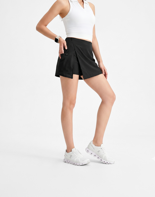 Buy 1, Get 1 Free - Cooling, Breathable, Wrinkle-Free HandsFree Skort With 3 Pockets