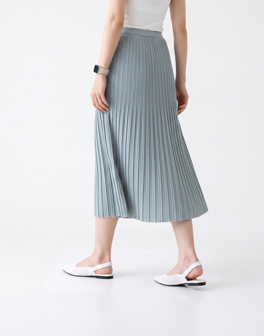 Wrinkle-Free, Cooling & Breathable Free Size Twirl Skirt With Stretchy Waistband