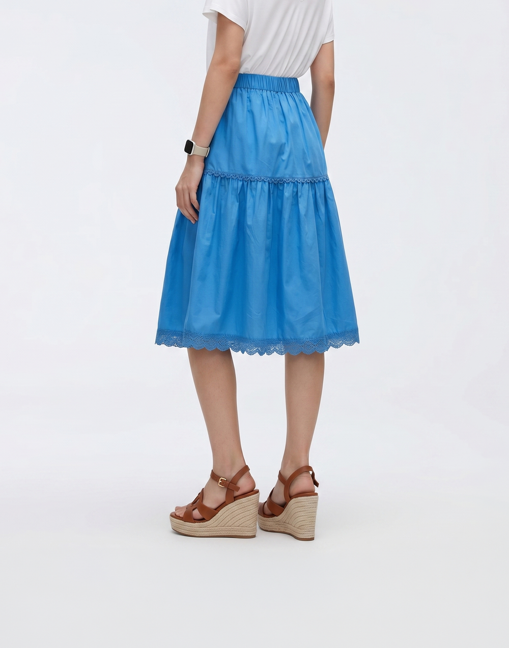Cooling, Breathable With Tummy Control Petal Tiered Skirt