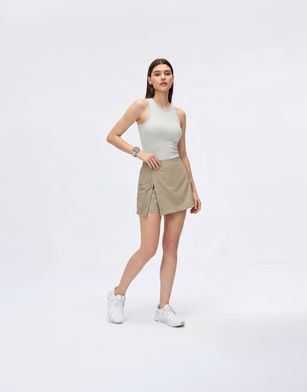 Buy 1, Get 1 Free - Cooling, Breathable, Wrinkle-Free HandsFree Skort With 3 Pockets