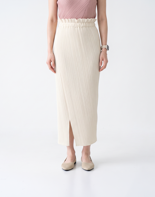 Wrinkle-Free, Cooling & Breathable Tummy Tucking Drape Skirt With Elastic Waistband