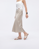 Cooling, Breathable & Crease-Free Lumi Silk Skirt With Zip