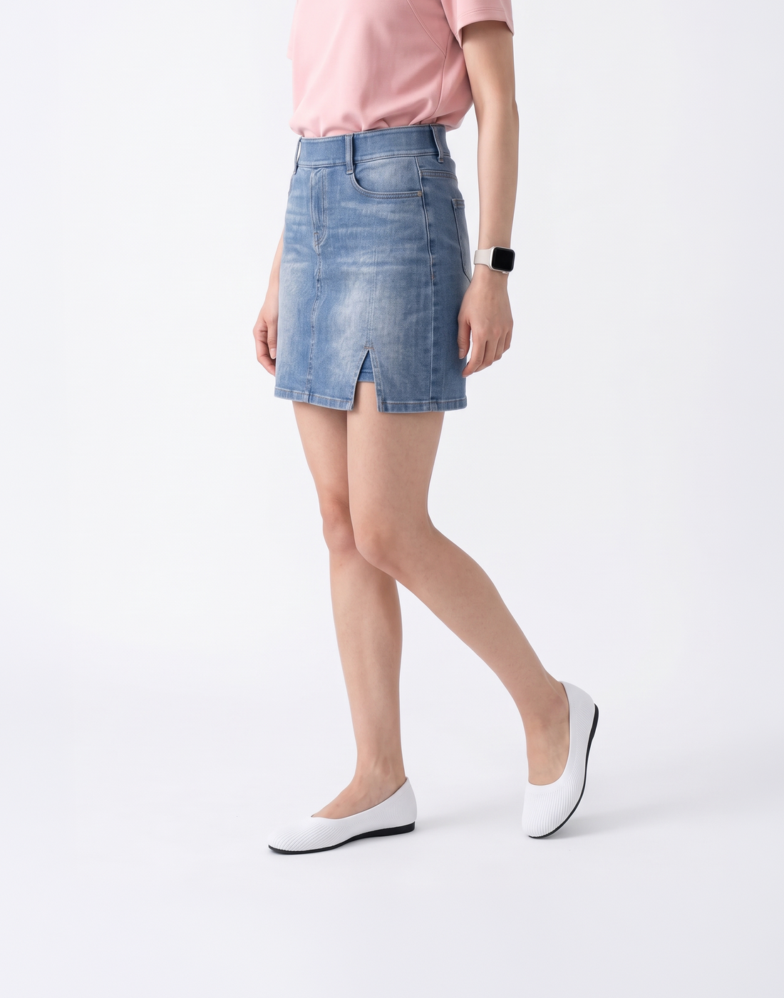 Cooling, Buttery Soft & Stretchy Tummy Control Coast Skort With Inner Shorts