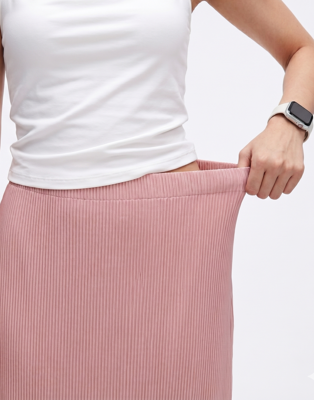 Wrinkle-Free, Cooling & Breathable With Stretchable Waistband Glide Skirt