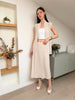 Wrinkle-Free Pleated Blossom Skirt With Stretchable Waistband (Free Size)